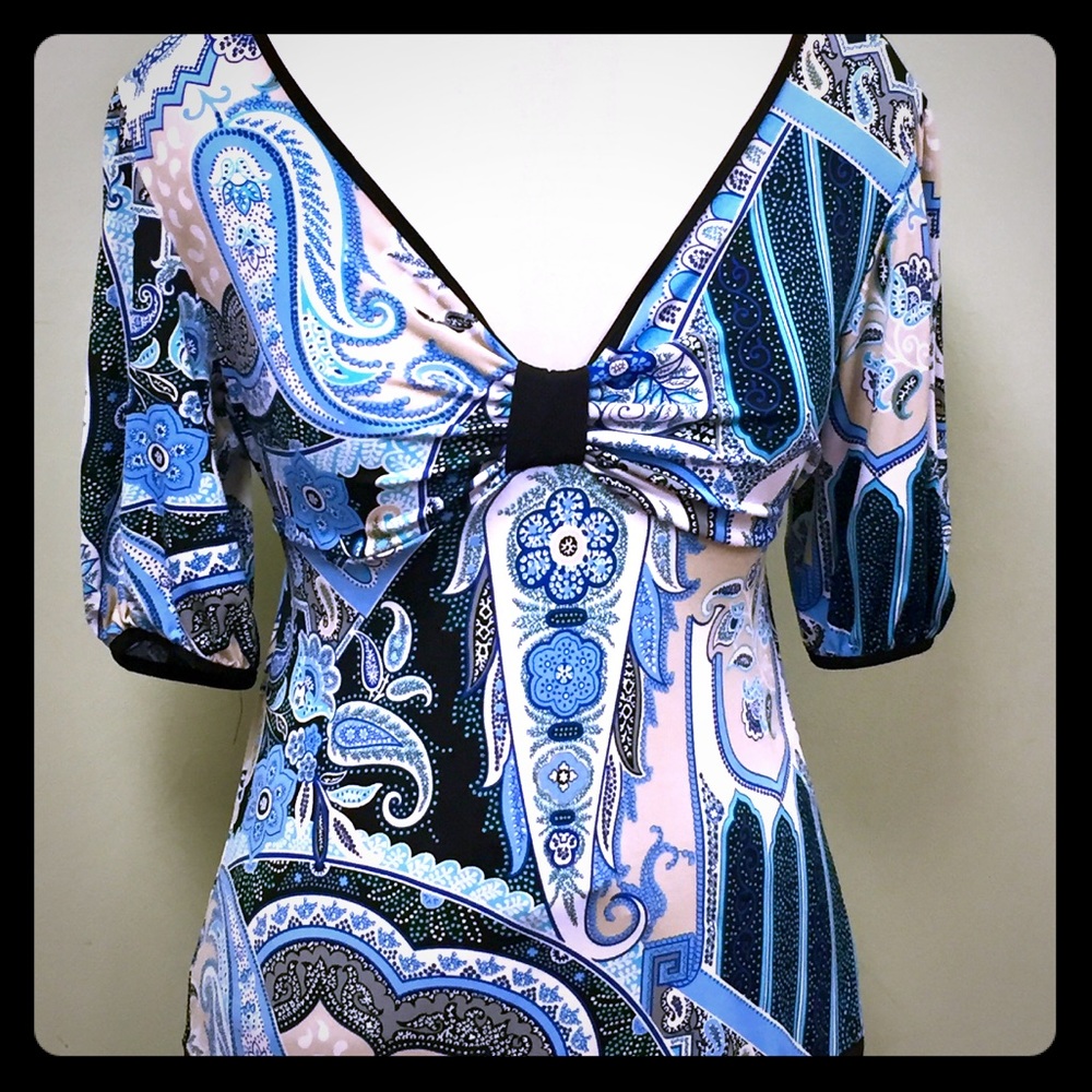 🆕 Sushi Flower 🌸 pretty paisley & flowered tunic